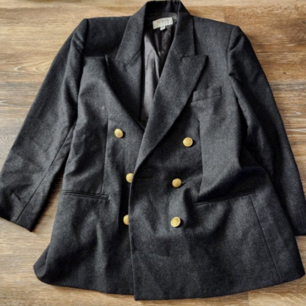 Talbots Petites Camel Hair Blazer Jacket Size12P